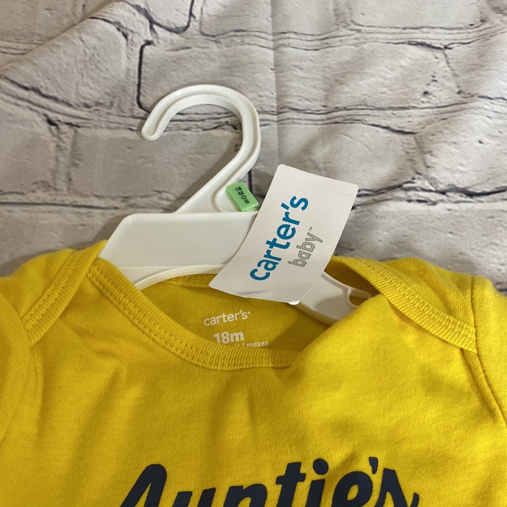 NWT Carters Aunties Favorite Onesie - Picture 3 of 4